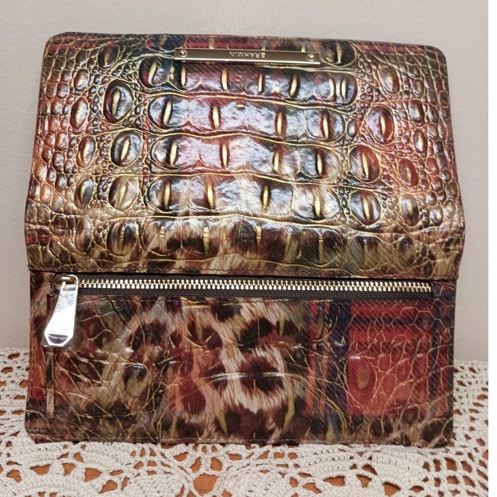 BRAHMIN ADY WALLET IN TARTAN ANIMAL MELBOURNE - Picture 6 of 9